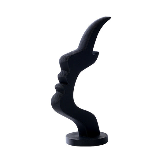 2-Pack Black Desktop Eyeglass Holder – Minimalist Design for Home or Office, Stable Display Stand with Rounded Base