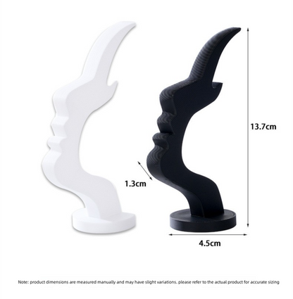 2-Pack White Desktop Eyeglass Holder – Minimalist Design for Home or Office, Stable Display Stand with Rounded Base