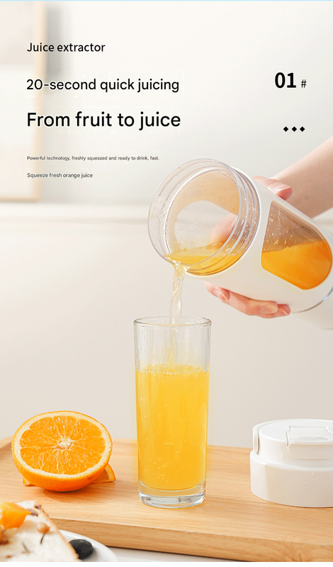 Black 3.7V Portable Blender 700ml Wireless Juicer Cup - 12 Blade USB Rechargeable Smoothie Maker with LED Display - Personal Fruit Mixer with Safety Lock - BPA Free Travel Blender for Home Office Outdoor