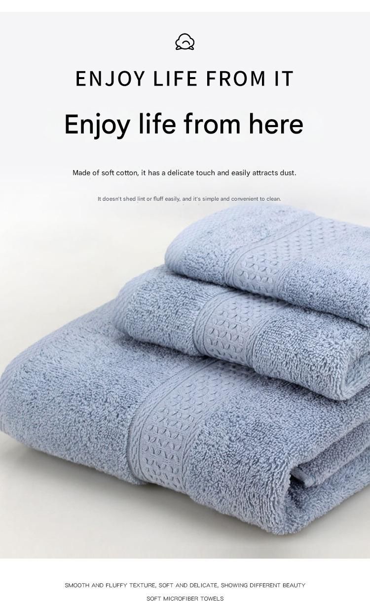 3-Piece Olive Green Towel Set - Soft Absorbent Bath, Hand & Face Towels with Jacquard Weave, Gift Set for Home, Hotel, or Gifting - Durable, Low-Lint, Machine Washable