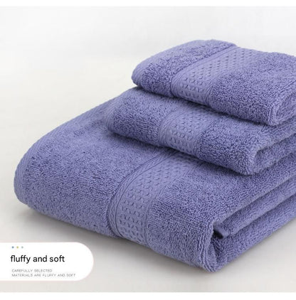 3-Piece Emerald green Towel Set - Soft Absorbent Bath, Hand & Face Towels with Jacquard Weave, Gift Set for Home, Hotel, or Gifting - Durable, Low-Lint, Machine Washable