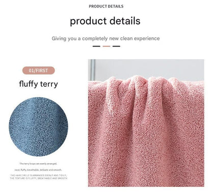 3-Piece Blue-gray Towel Set - Soft Absorbent Bath, Hand & Face Towels with Jacquard Weave, Gift Set for Home, Hotel, or Gifting - Durable, Low-Lint, Machine Washable