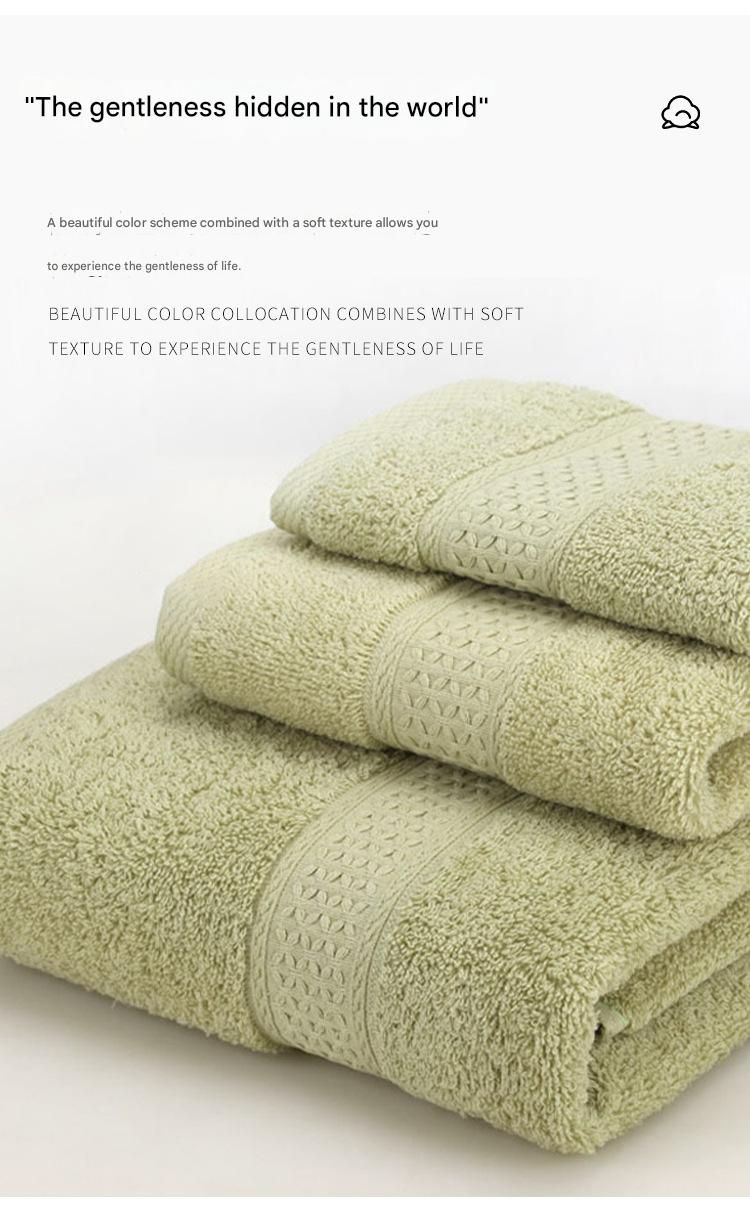 3-Piece Bright yellow Towel Set - Soft Absorbent Bath, Hand & Face Towels with Jacquard Weave, Gift Set for Home, Hotel, or Gifting - Durable, Low-Lint, Machine Washable