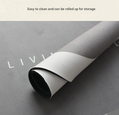 Kitchen Countertop Drainage Mat Absorbent Quick Dry Tech Velvet Dish Drying Pad 40x60cm(CD0075-1)