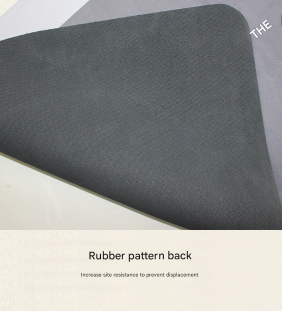 Green Kitchen Countertop Drainage Mat Absorbent Quick Dry Tech Velvet Dish Drying Pad 40x60cm(CD0075-3)