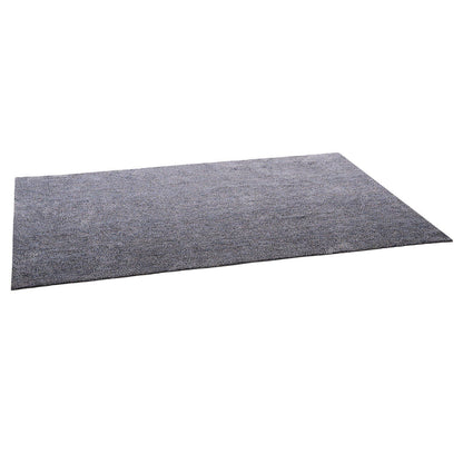 Indoor Plush Area Rugs, 2.74 x 3.66 m Plush Carpet, Area Rugs Furry with Long Plushs Pile, Thick & Durable High-Pile Rug for High-Traffic Areas, Non-Shedding & Non-Slip Backing, Blue-Gray