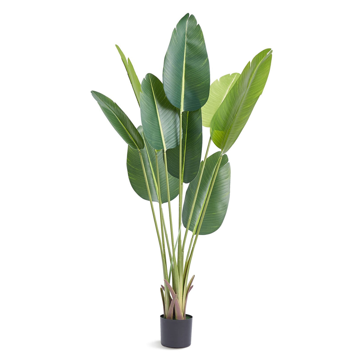 Artificial Birds Of Paradise Tree, 1.5m Tall Faux Plant, PE Material & Anti-Tip Tilt Protection Low-Maintenance Plant, Lifelike Green Fake Tree for Home Office Warehouse Decor Indoor Outdoor