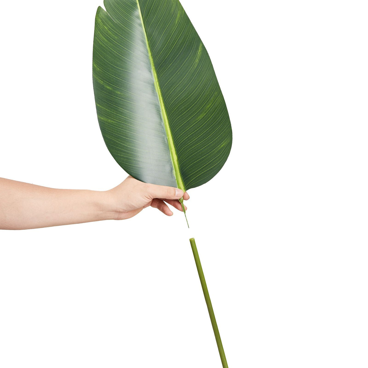 Artificial Birds Of Paradise Tree, 1.5m Tall Faux Plant, PE Material & Anti-Tip Tilt Protection Low-Maintenance Plant, Lifelike Green Fake Tree for Home Office Warehouse Decor Indoor Outdoor