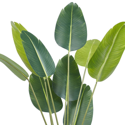 Artificial Birds Of Paradise Tree, 1.5m Tall Faux Plant, PE Material & Anti-Tip Tilt Protection Low-Maintenance Plant, Lifelike Green Fake Tree for Home Office Warehouse Decor Indoor Outdoor