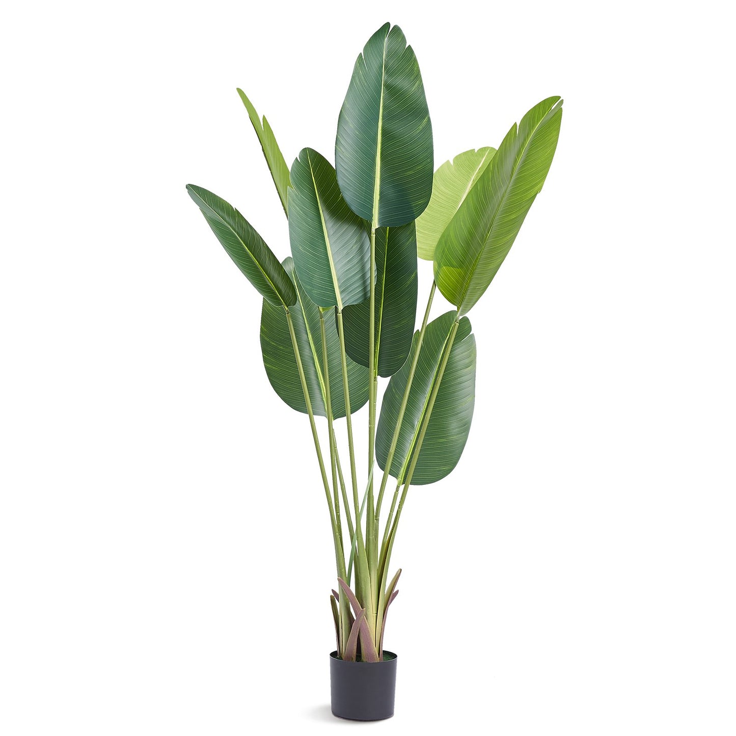 Artificial Birds Of Paradise Tree, 1.5m Tall Faux Plant, PE Material & Anti-Tip Tilt Protection Low-Maintenance Plant, Lifelike Green Fake Tree for Home Office Warehouse Decor Indoor Outdoor