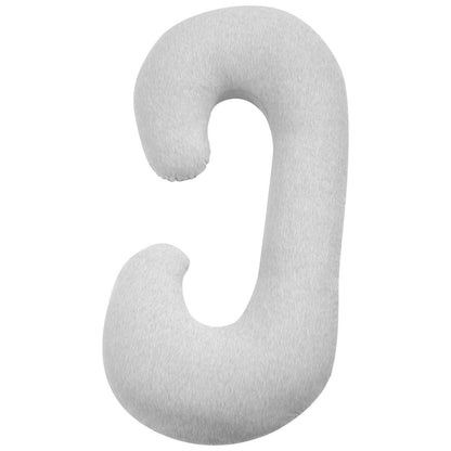 Pregnancy Pillow, C-Shaped Full Body Maternity Pillow, Ultra-Soft and Breathable Pregnant Support Pillows with Removable & Washable Cover, Perfect for Back, Belly, Hip, Legs Relief