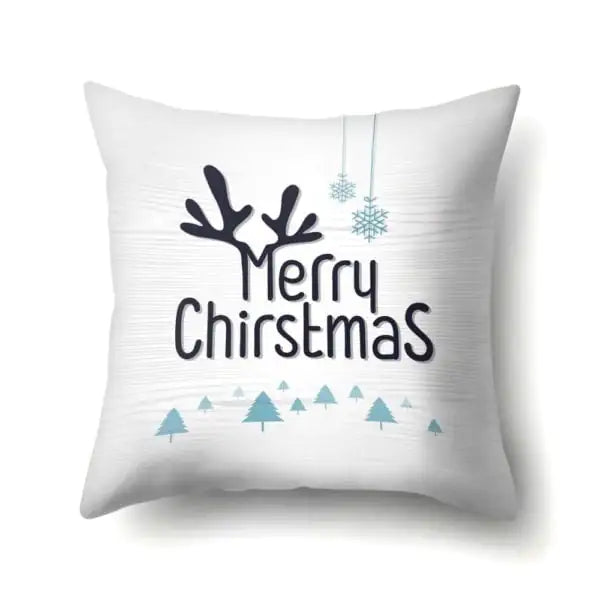Super Soft Plush Christmas Digital Print Sofa Pillowcase