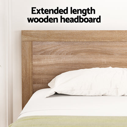 Artiss King Single Bed Frame Wooden Bed Base