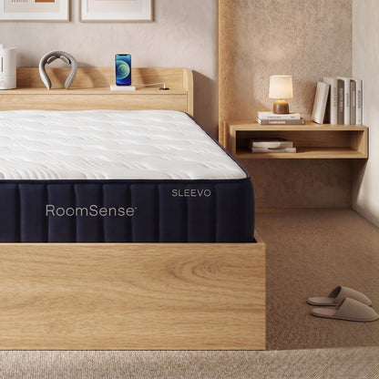 RoomSense Queen Firm Mattress 26cm Bundle with Storage Bed Frame