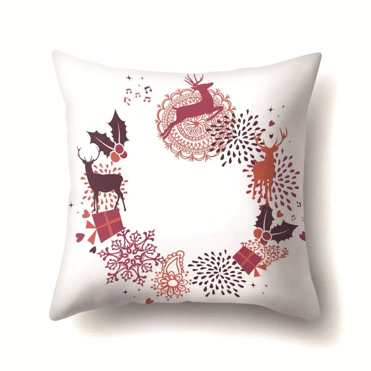 Super Soft Plush Christmas Digital Print Sofa Pillowcase