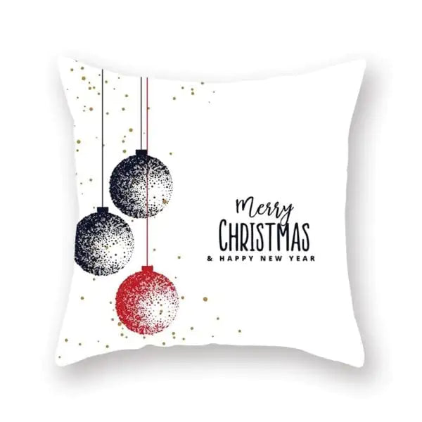Super Soft Plush Christmas Digital Print Sofa Pillowcase