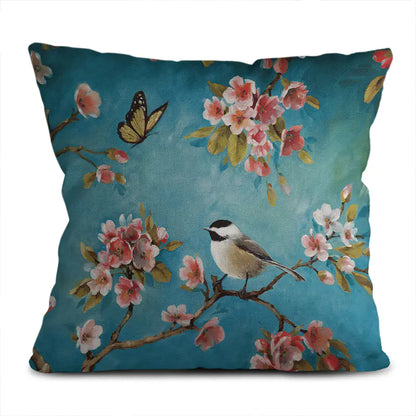 Super Soft Pillowcase with Plant Design