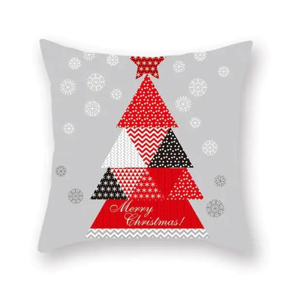 Super Soft Plush Christmas Digital Print Sofa Pillowcase
