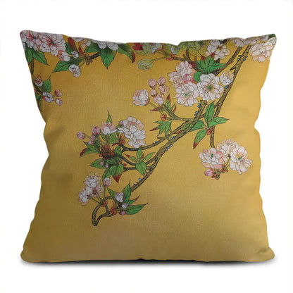 Super Soft Pillowcase with Plant Design