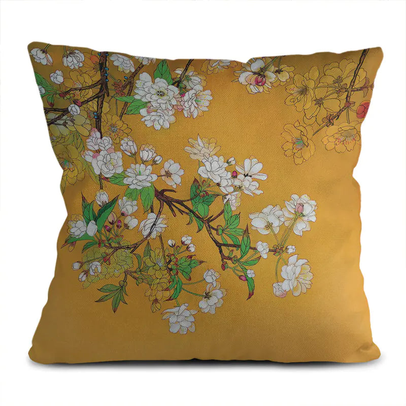 Super Soft Pillowcase with Plant Design
