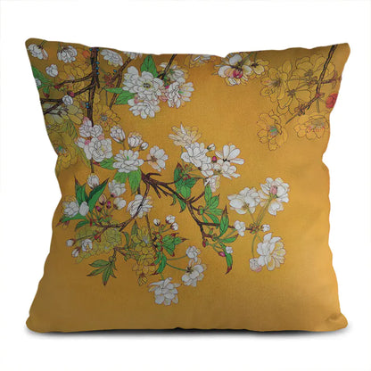 Super Soft Pillowcase with Plant Design