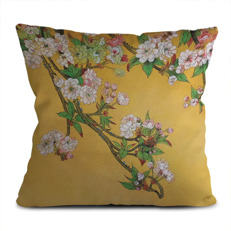 Super Soft Pillowcase with Plant Design