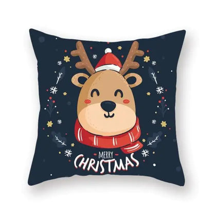 Super Soft Plush Christmas Digital Print Sofa Pillowcase