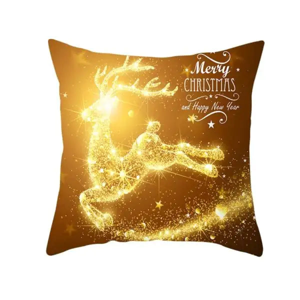 Super Soft Plush Christmas Digital Print Sofa Pillowcase