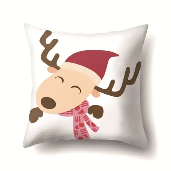Super Soft Plush Christmas Digital Print Sofa Pillowcase
